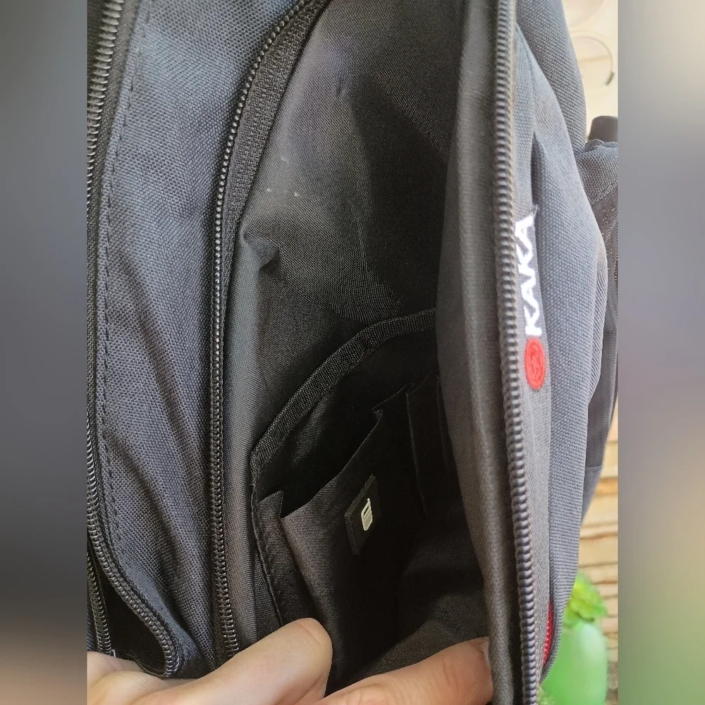 KAKA RFID Sling Bag Crossbody Backpack Shoulder Bag Black